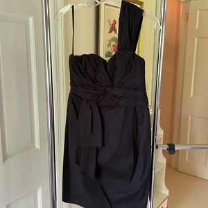 Side 4 stretch cotton cocktail dress